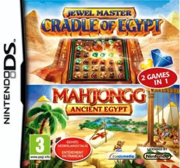 2 Games in 1 - Jewel Master - Cradle of Egypt + Mahjongg - Ancient Egypt (Europe) (En,Fr,De,Es,It,Nl) box cover front